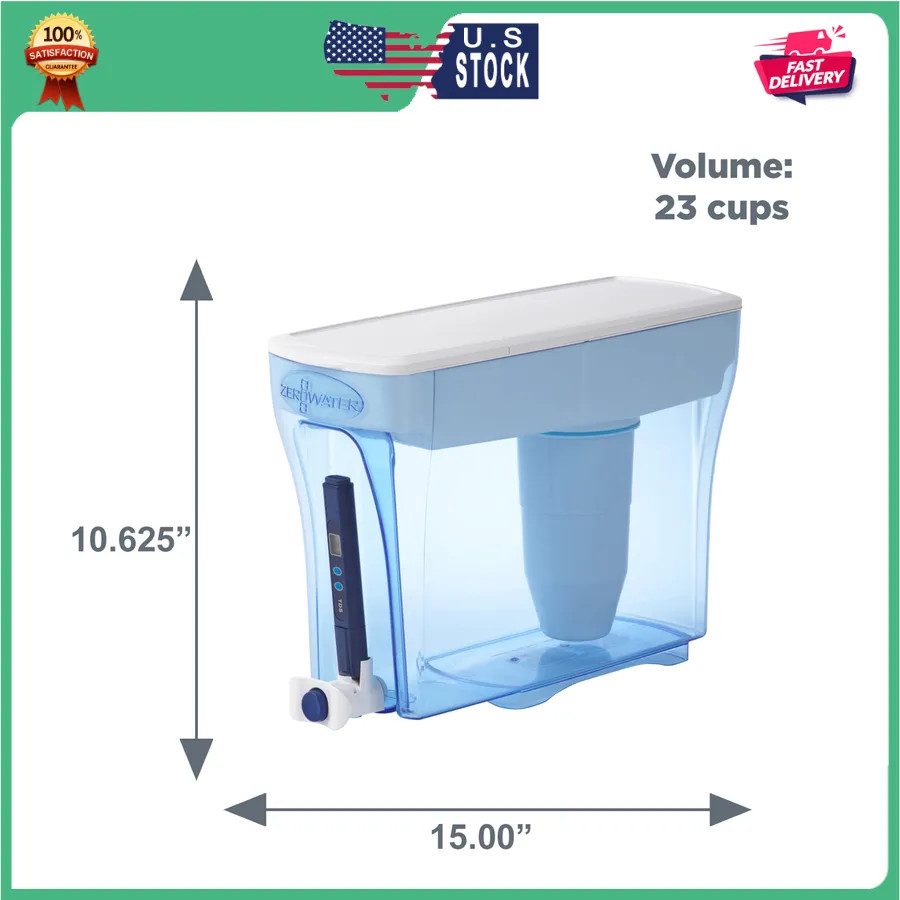 ZeroWater 23 Cup 5-Stage Water Filtration Dispenser