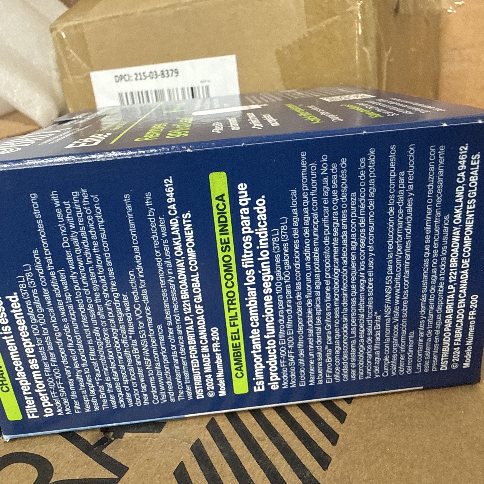 NEW Brita Faucet Elite White Filter Replacement 2 Pack Remove 99% Lead