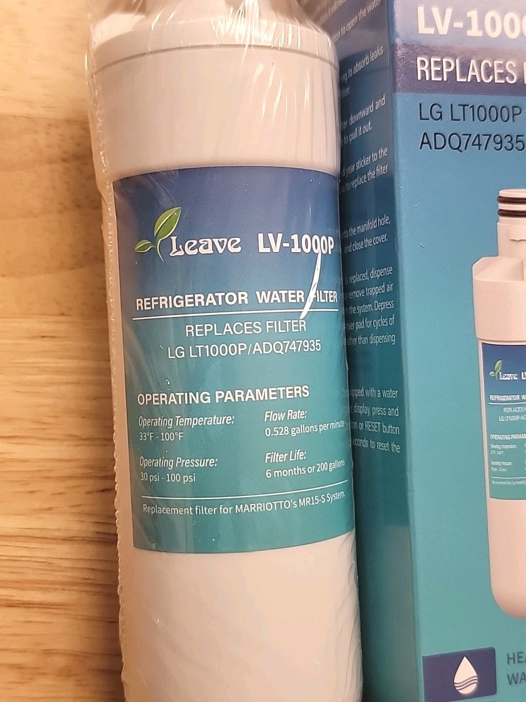 LG LT1000P ADQ747935 MDJ64844601 Water Filter Cartridge