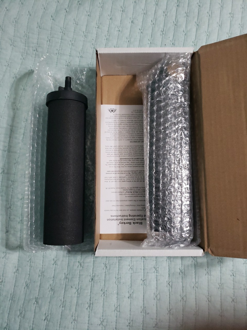2 NEW – Genuine Black Berkey Purification Elements BB9 Water Filter 9” NMC