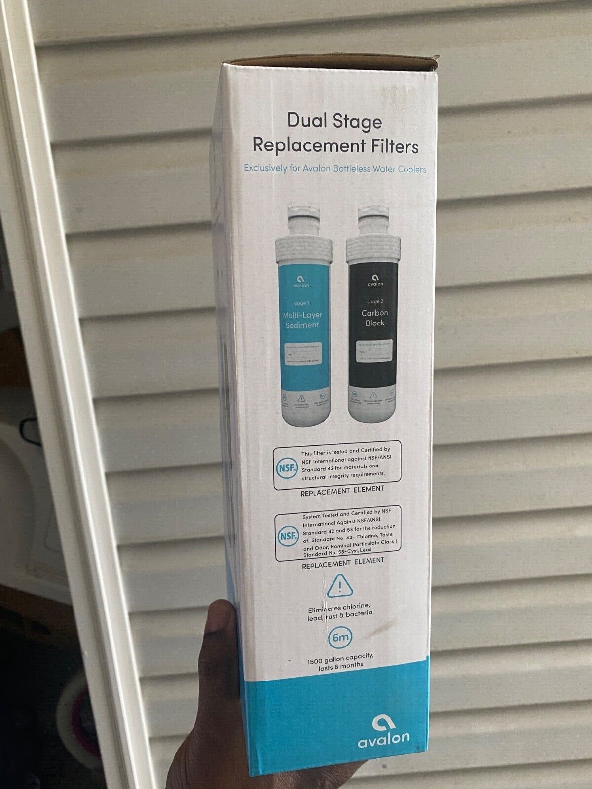 avalon dual stage replacement filters & cleaning kit