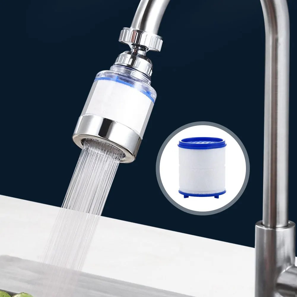 Faucet Water Filter Tap Filtration Kitchen Sink Mount Purifier System 360°Rotate