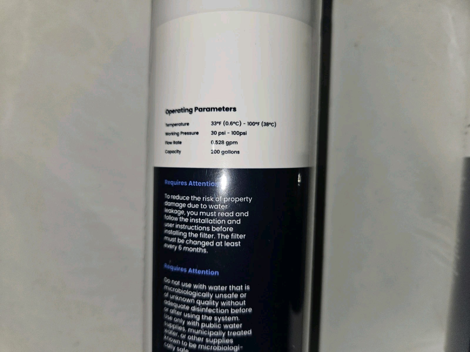2 Pack Glacier Fresh GF-Zero Fits Sub-Zero Refrigerator Water Filter