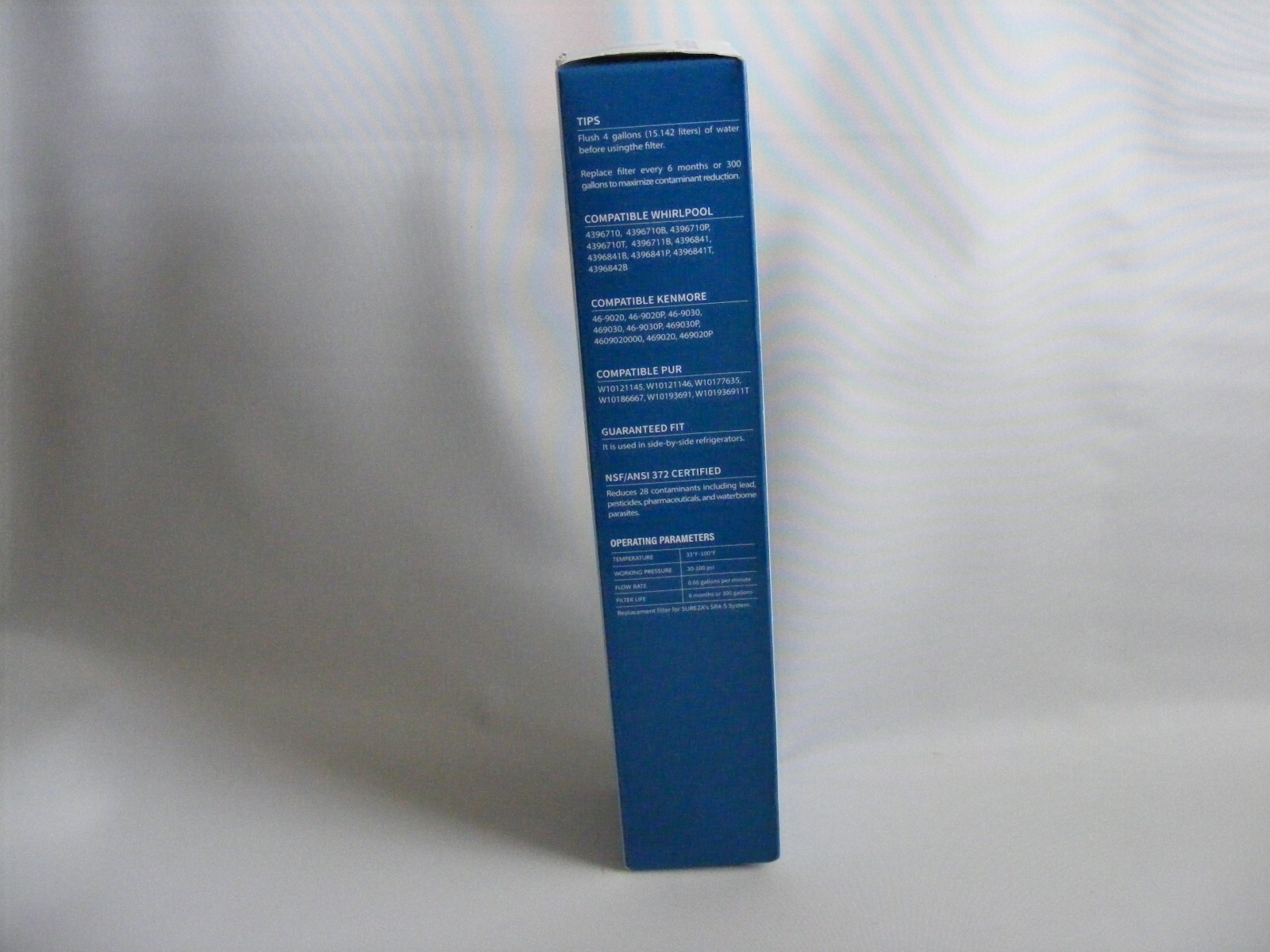 Sureza SR4 Replacement For 4396841 EDR3RXD1 Refrigerator Filter New Sealed
