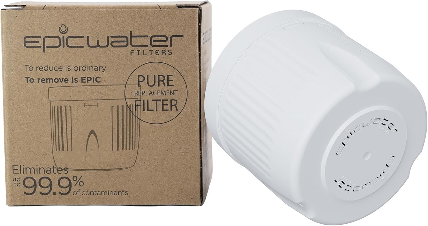 Pure REPLACEMENT Compatible with Epic Pure Water Pitcher/Removes Fluoride, Le…