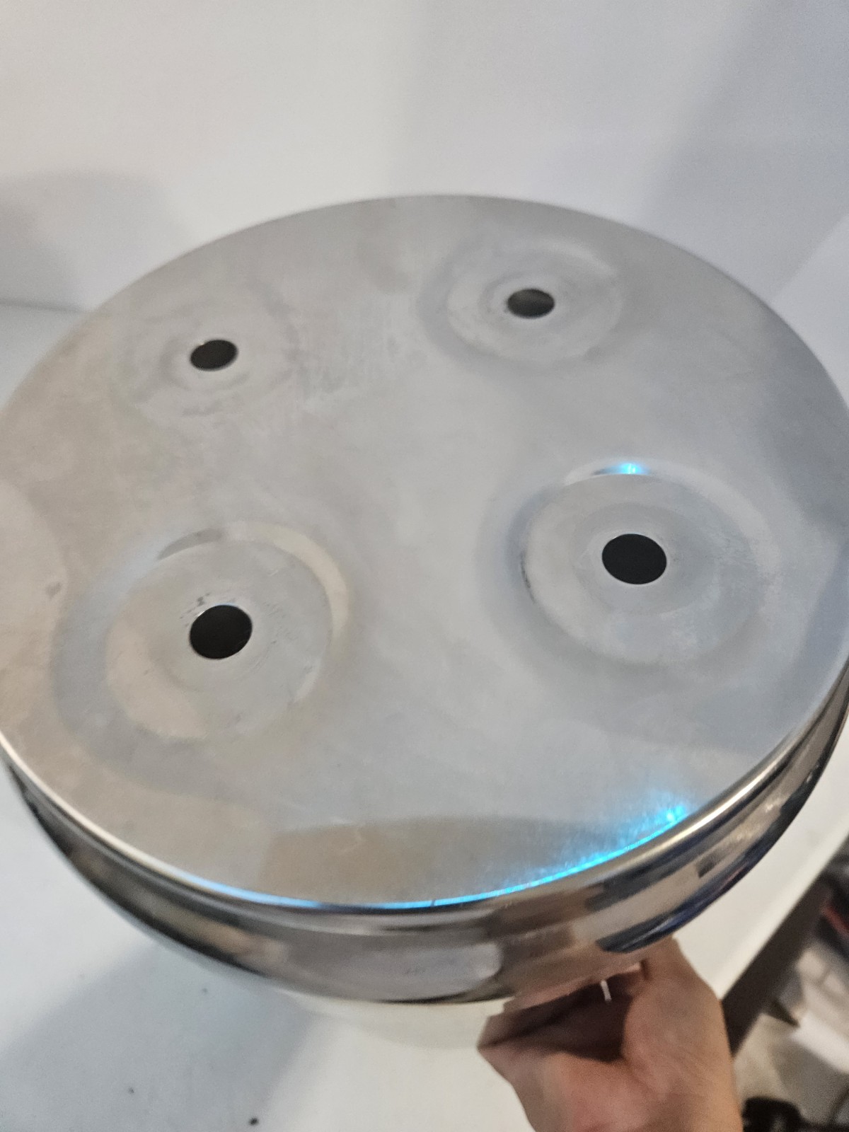 Big Berkey Stainless Steel Upper Chamber Replacement 4 Filter Holes – NO LID