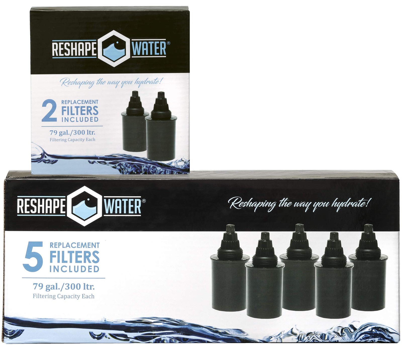 10- Cup Pitcher with 6-Stage Filter. Removes Fluoride, Chlorine, Lead, and Ot…
