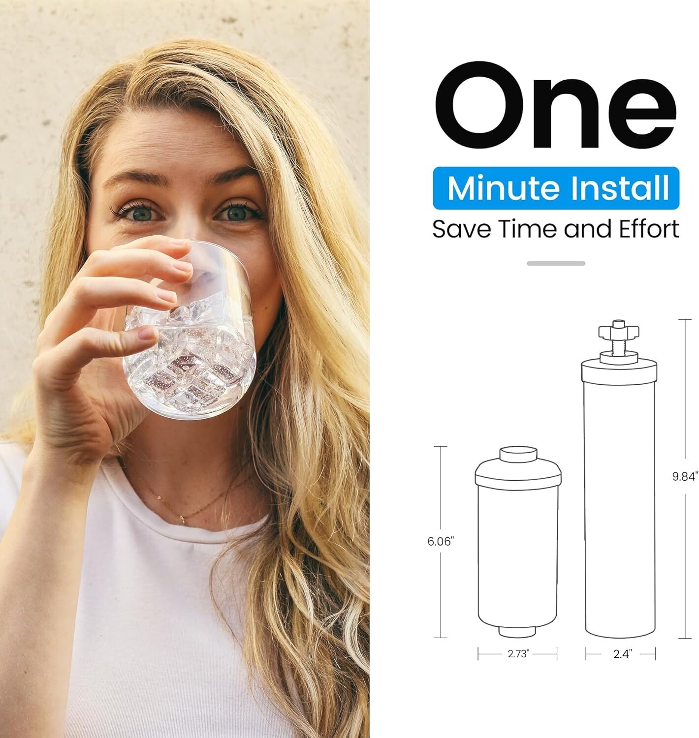 Filterlogic NSF/ANSI 372 Certified Water Filter, Replacement for BB9-2®&PF-2®