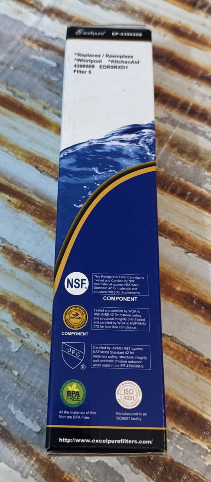 Excelpure Refrigerator Water Filter EP-4396508 Replace Every 6 Months NEW BuyNow