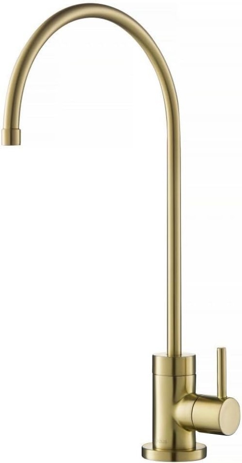Kitchen Water Filter Faucet Brass 12-in Lead-Free Spot Free Champagne Bronze