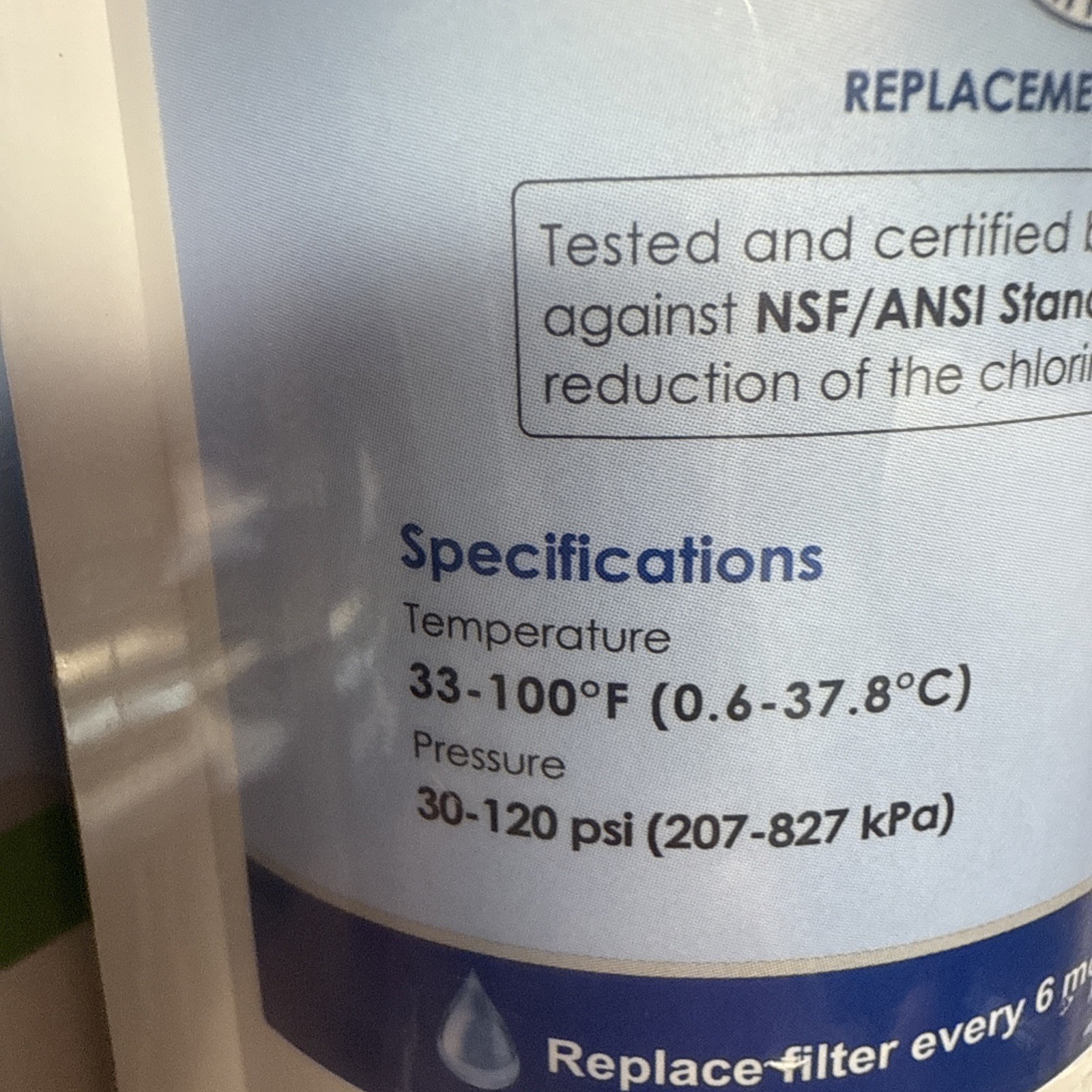 Cenmela CML006 200 Gallons Filter Compat/ Frigidaire WF3CB DU NEW 2 Pack