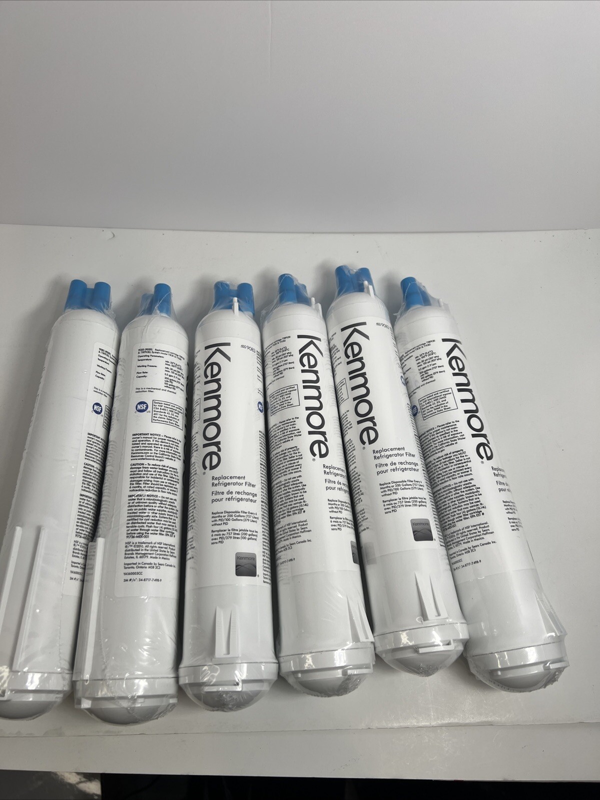 Lot Of 6 Kenmore 46-9083 Replacement Refrigerator Water Filter