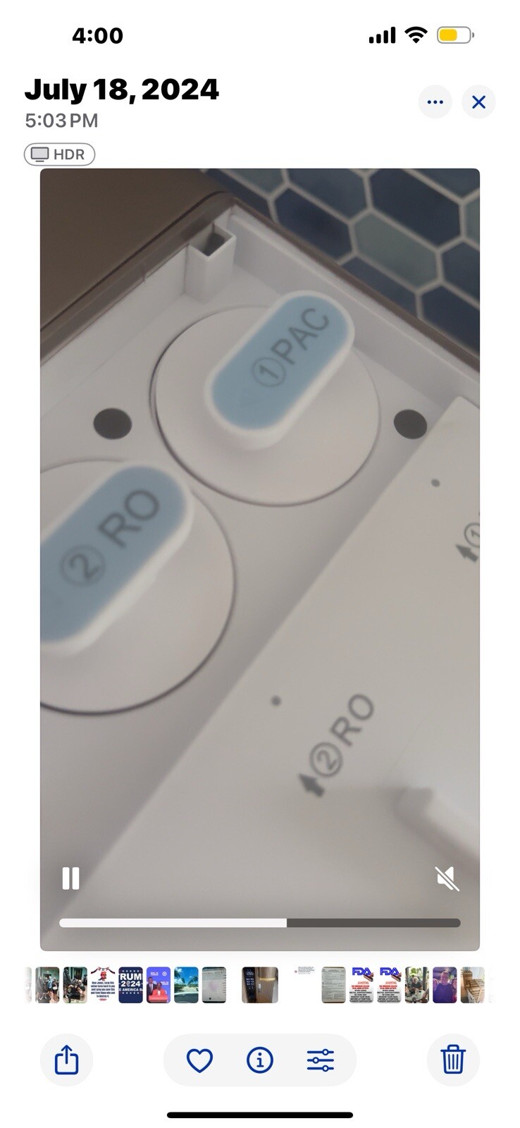 RO system countertop with remineralization and super saturated hydrogen 