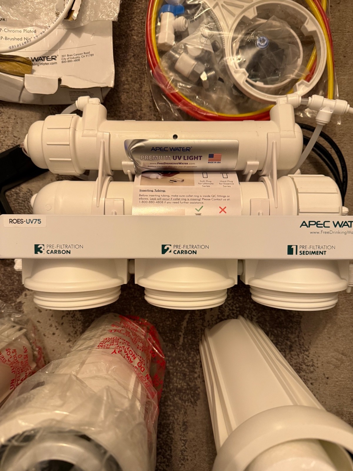 APEC Water System ROES-UV75 Essence Series Top Tier Alkaline Mineral pH+ an…