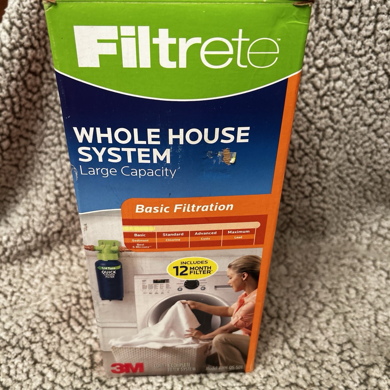 Filtrete High Performance 12-Month Whole House Filter System 4WH-QS-S01