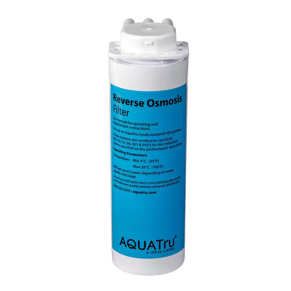 Carafe AT100 Reverse Osmosis Filter, Reduces Arsenic, Lead, Parasitic Cysts, Cop