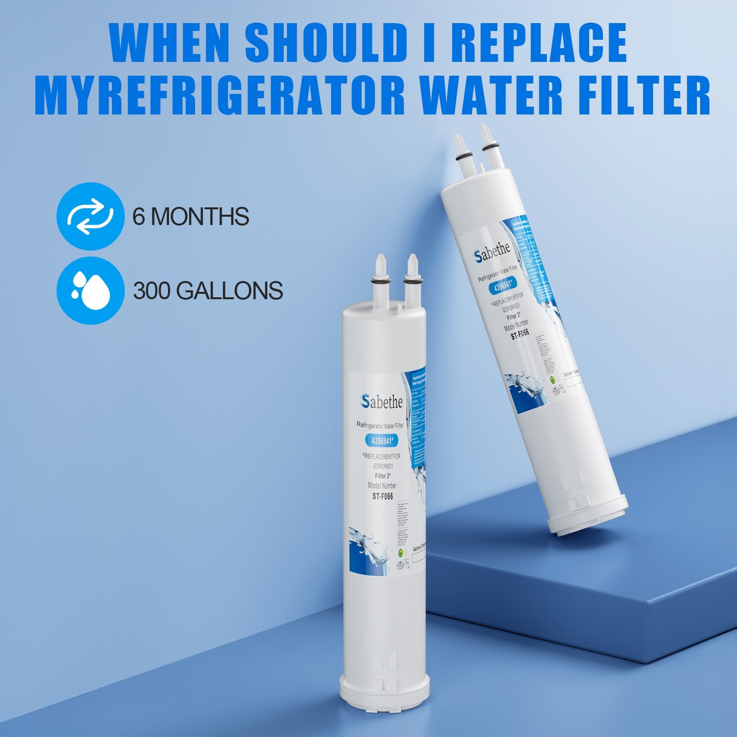 Refrigerator water filter Replacement for KAD3RXD1,WHR3RXD1,46-9083,46-9030
