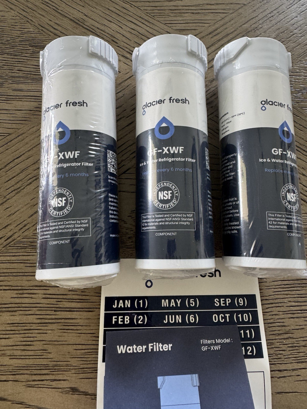 XWF Replacement for GE XWF Refrigerator Water Filter Pack of 3 (Not XWFE)