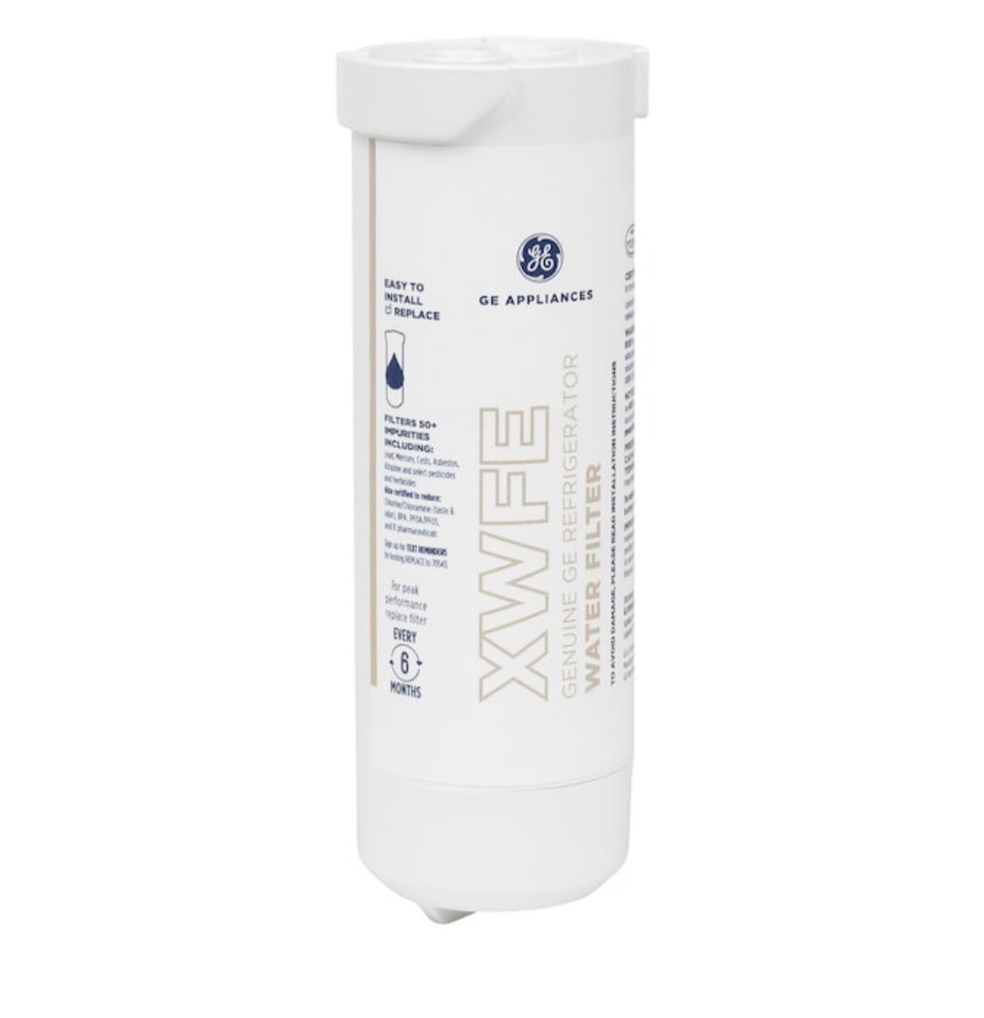 Genuine OEM GE XWFE Refrigerator Replacement Water Filter WITH CHIP RFID