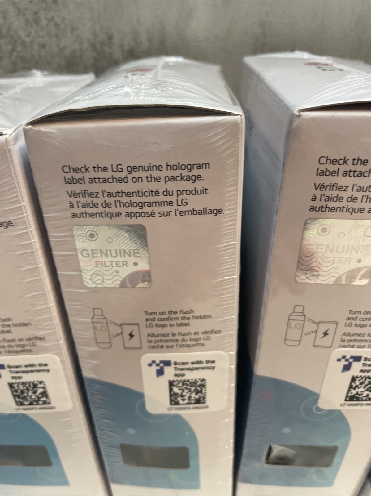 4-2pks. Genuine LG LT1000P2 6-Month / 200 Gal Refr Replacement Water Filter