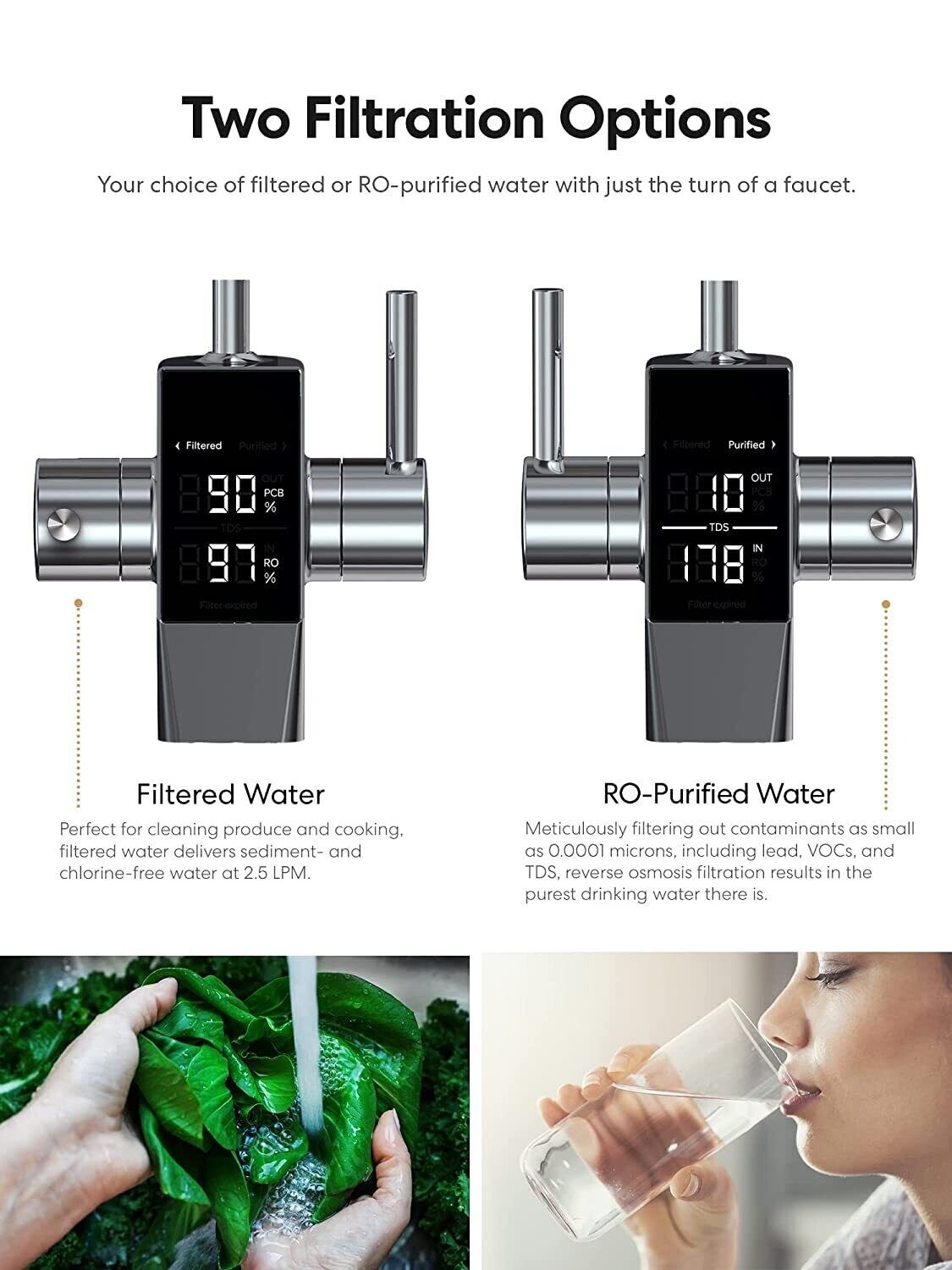 Brio G20-U Reverse Osmosis (RO) Water Filtration System, 700 GPD, Tank-Less
