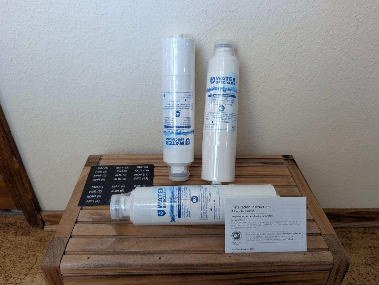 Waterspecialist WS627B Refrigerator Water Filter 3-Pack Samsung DA29-00020B