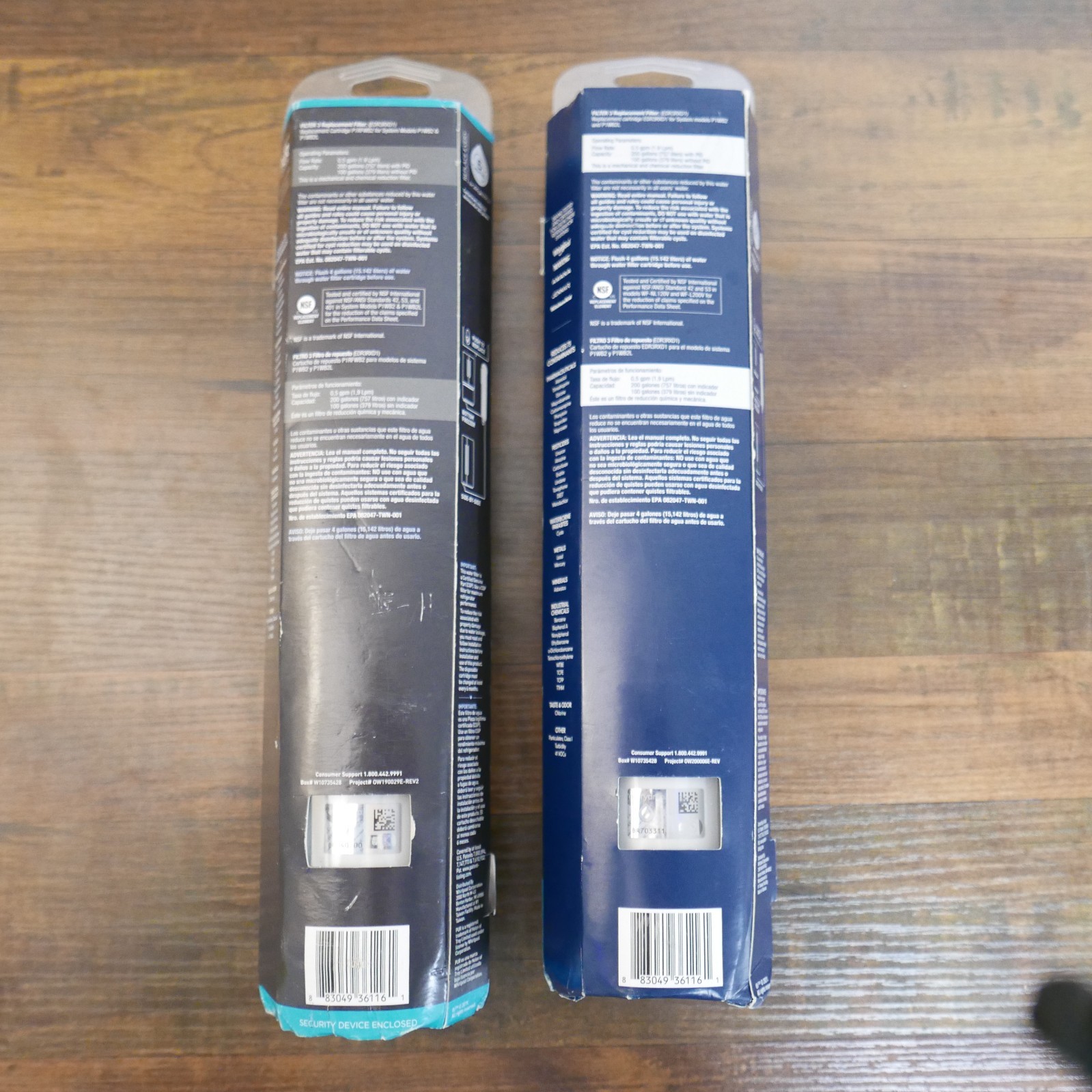 Lot of 2 Everydrop by Whirlpool Ice and Water Refrigerator Filter 3 Maytag Amana