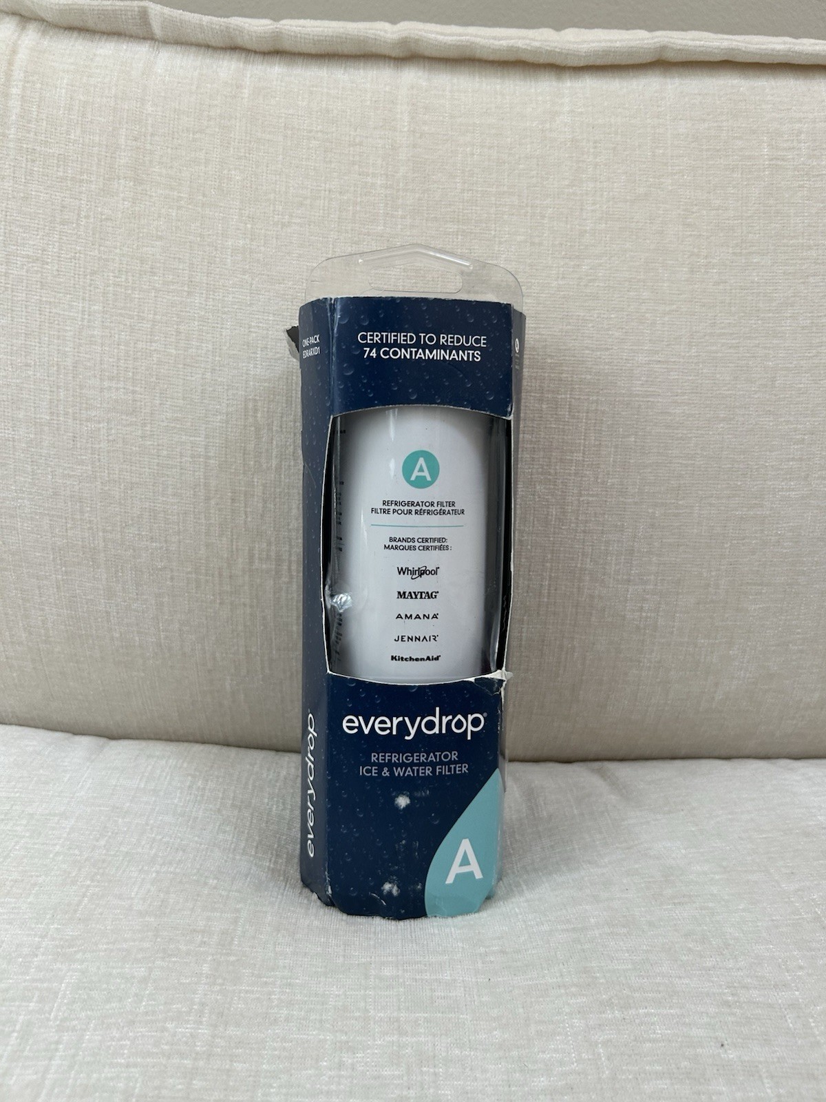 EveryDrop Filter A Water Filter New Damaged Box