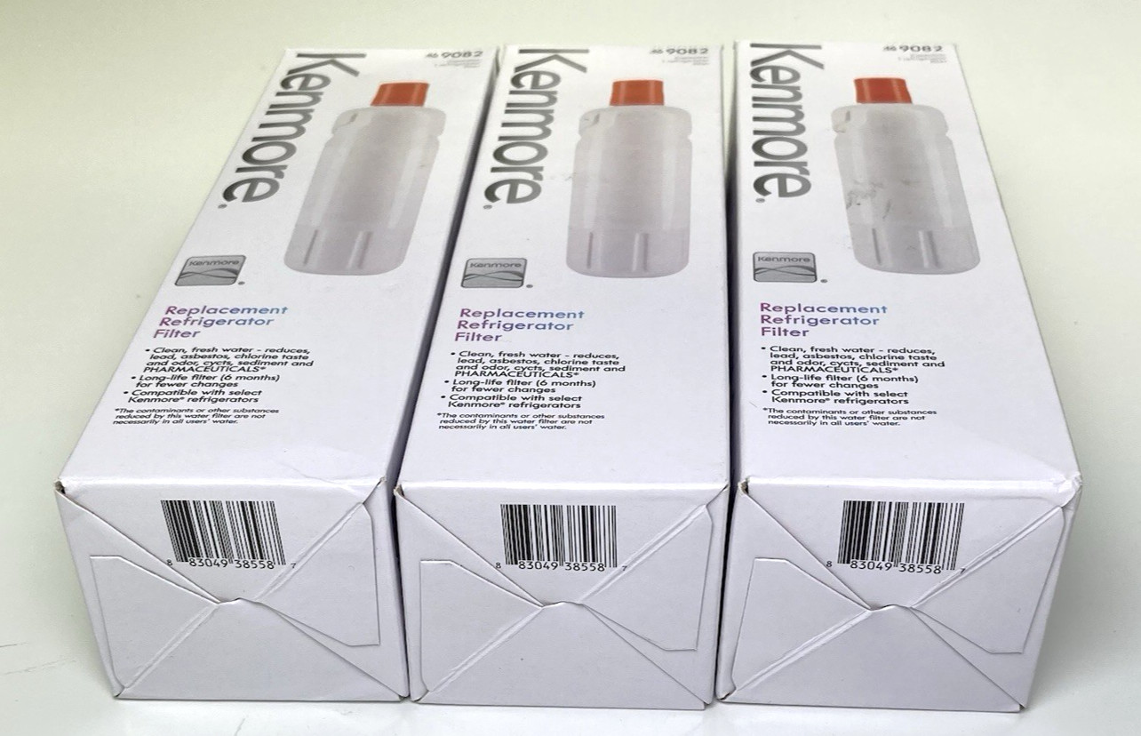 3- New, 9082 Replacement Refrigerator Filter Kenmore 46-9082,46-9903, Free Ship