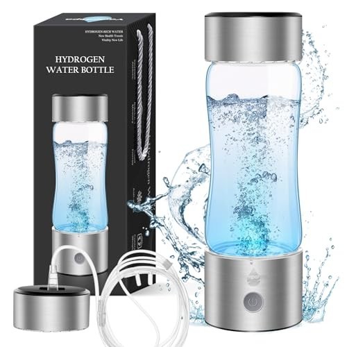 2026 Upgraded Hydrogen Water Bottle, 2400 Hydrogen Water Bottle Generator, Hy…