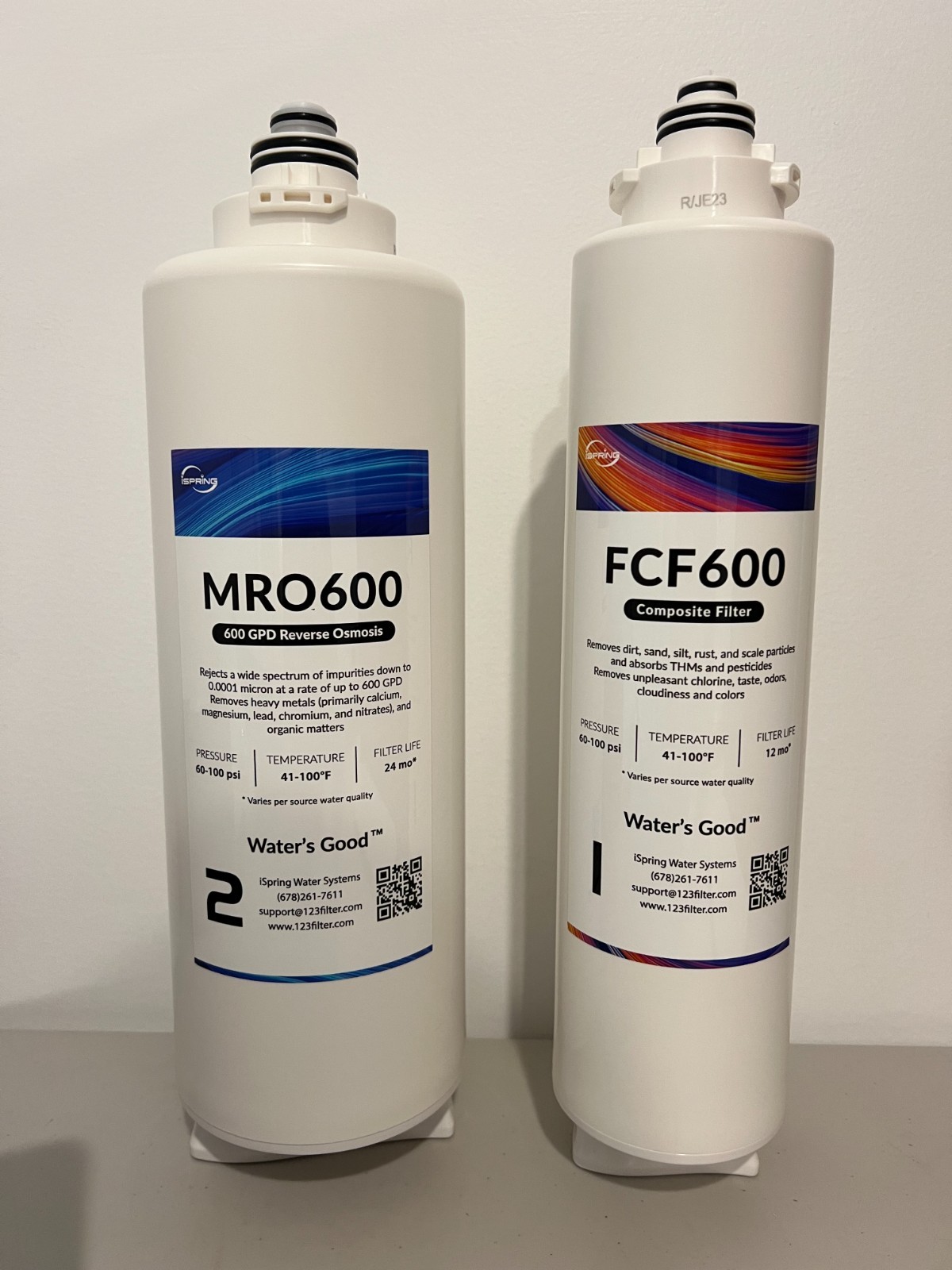 iSpring RO600BN Tankless RO Reverse Osmosis Water Filtration System, 600 GPD