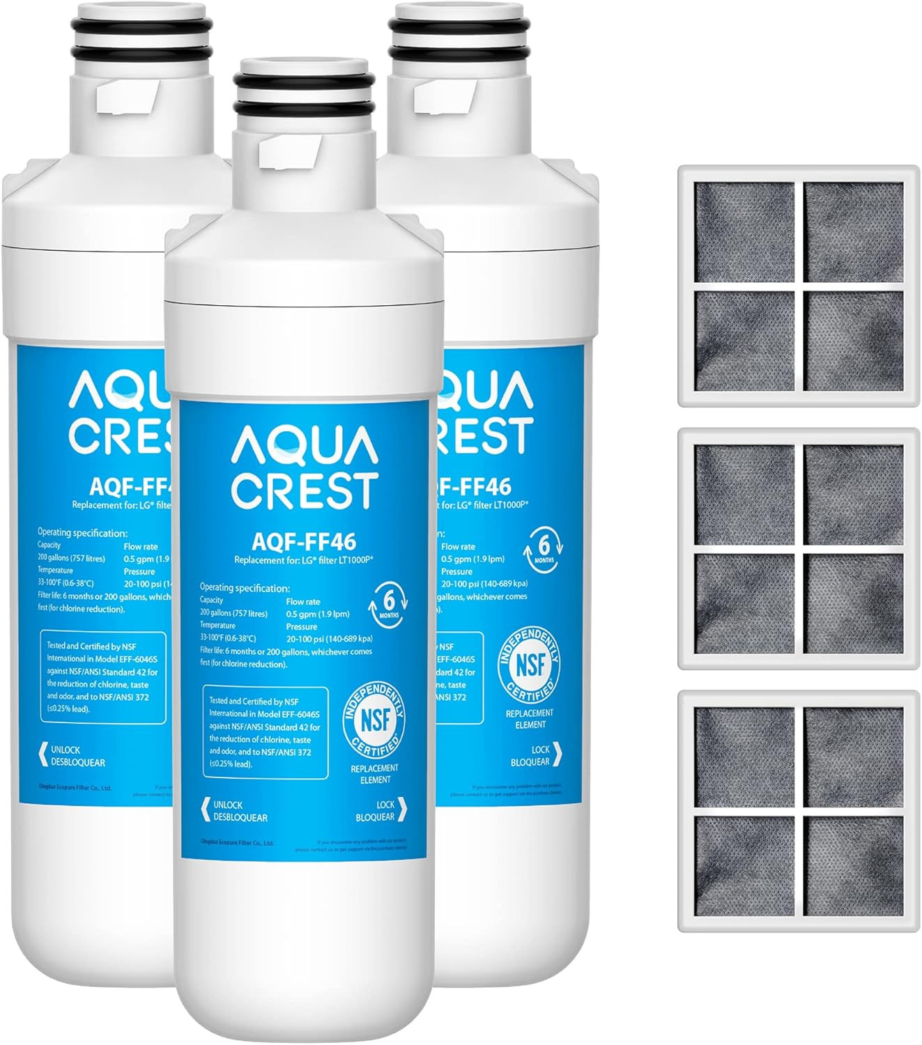 LT1000PC ADQ747935 Replacement for LG® LT1000P®/PC/PCS Thinq® Refrigerator Water