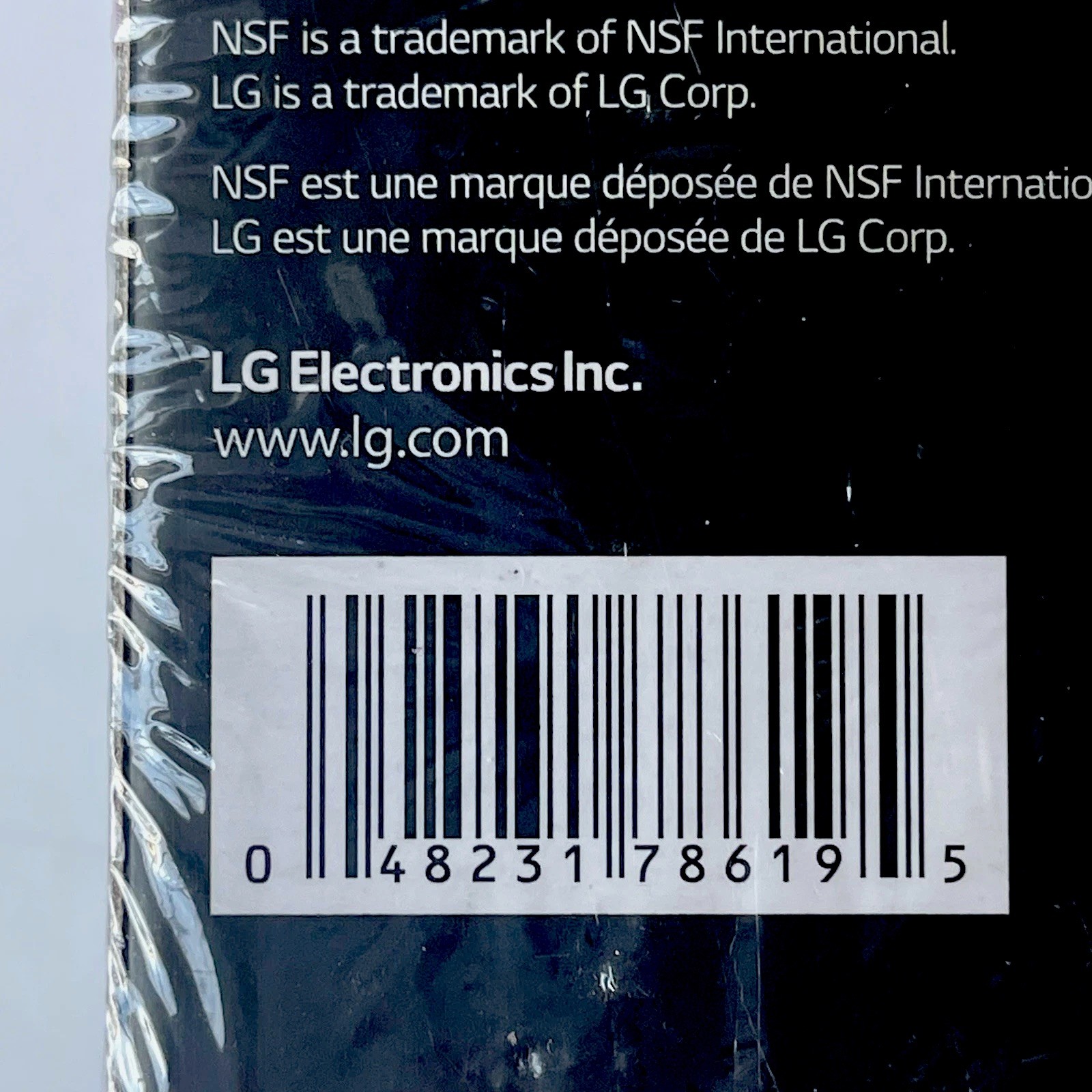 OEM Sealed LG LT800P Fridge Water Filter 200 Gallons 6 Mos ADQ73613401 Korea New