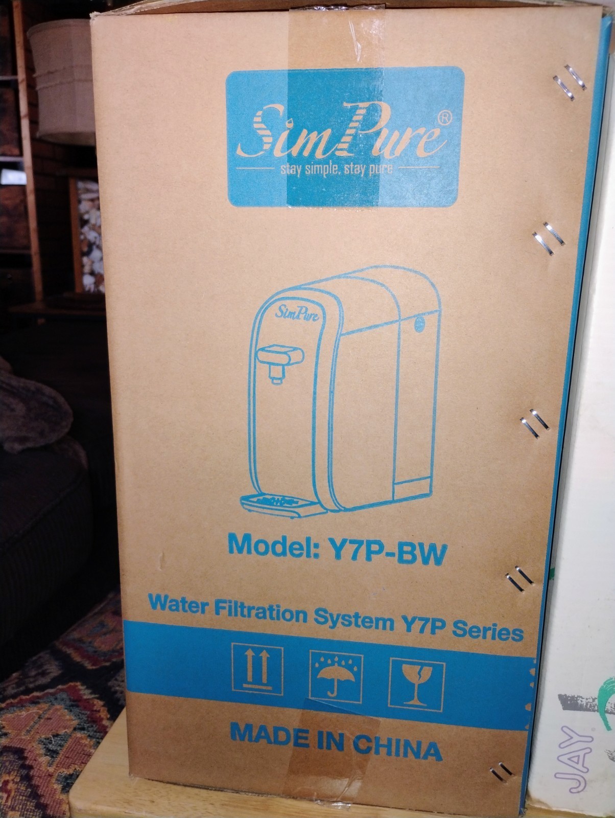 SimPure Y7P-BW UV Countertop Reverse Osmosis Water Filter,NSF/ANSI 58 Certified