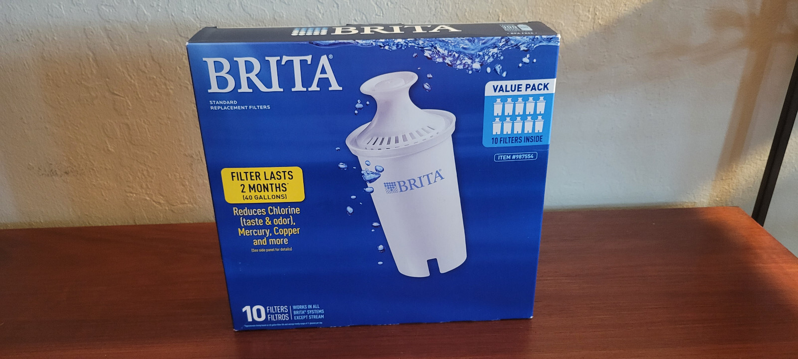 Brita Pitcher Replacement Filters #987554 Value Pack Brand New