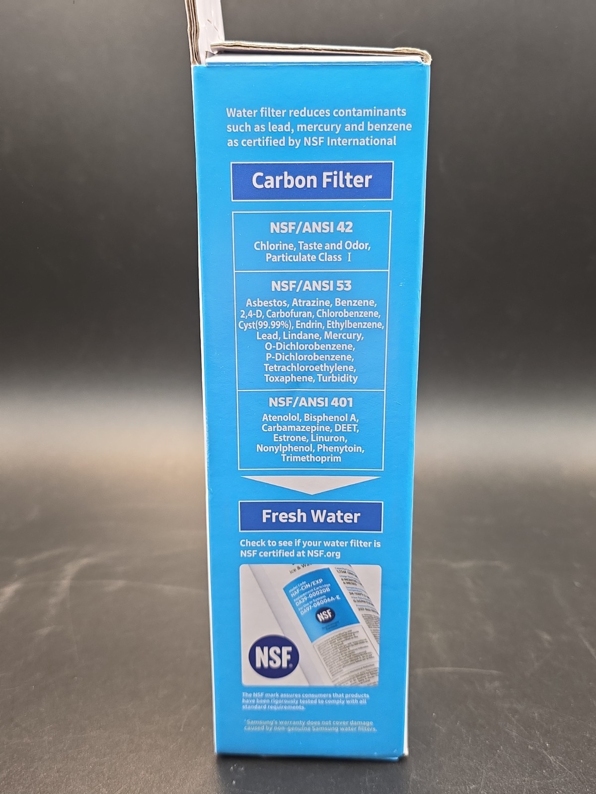 SAMSUNG Genuine Filter Refrigerator Water IceHAF-CIN/EXP – White