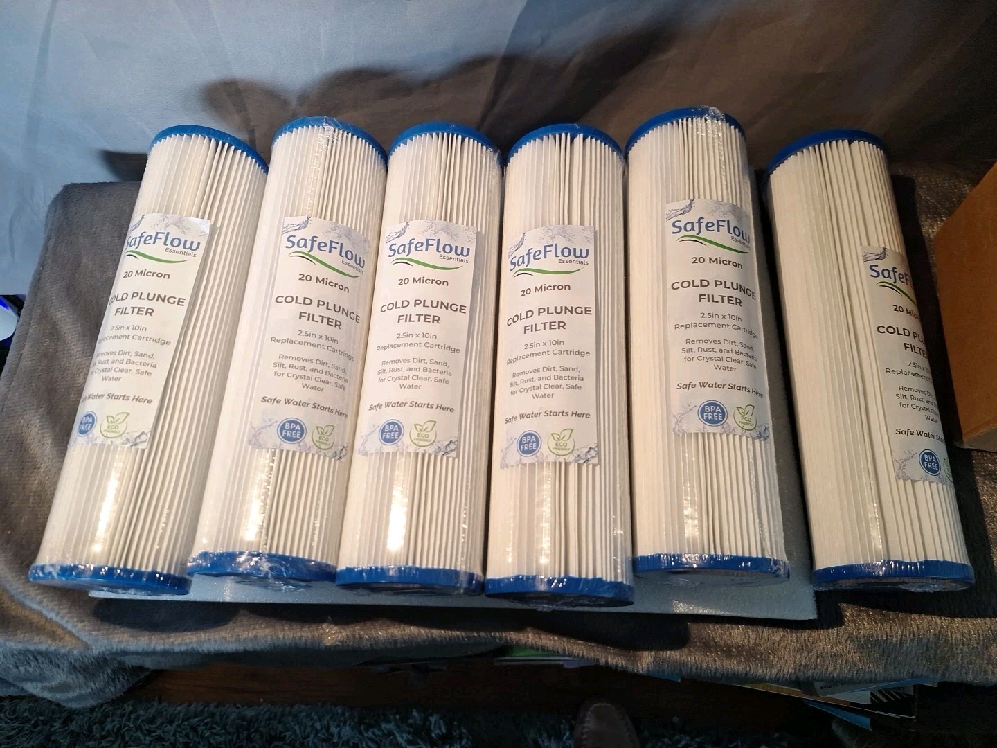 10in Ice Bath Chiller Filters 20 Micron 10″ x 2.5″ Water Filter Replacement…