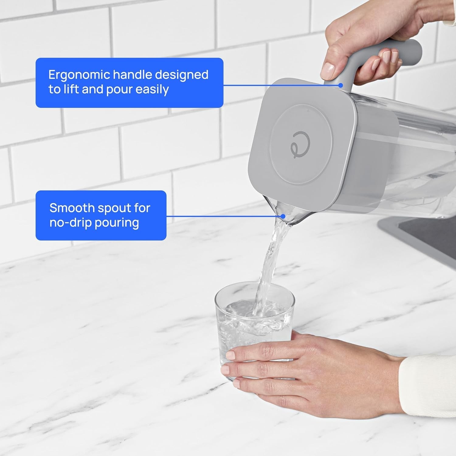 with ZeroWater Technology 7-Cup Water Filter Pitcher – Includes 5-Stage Advan…