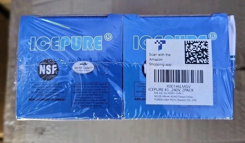 ICEPURE 4396508 Refrigerator Water Filter Replacement for ED Filter 5 – 2 Pack