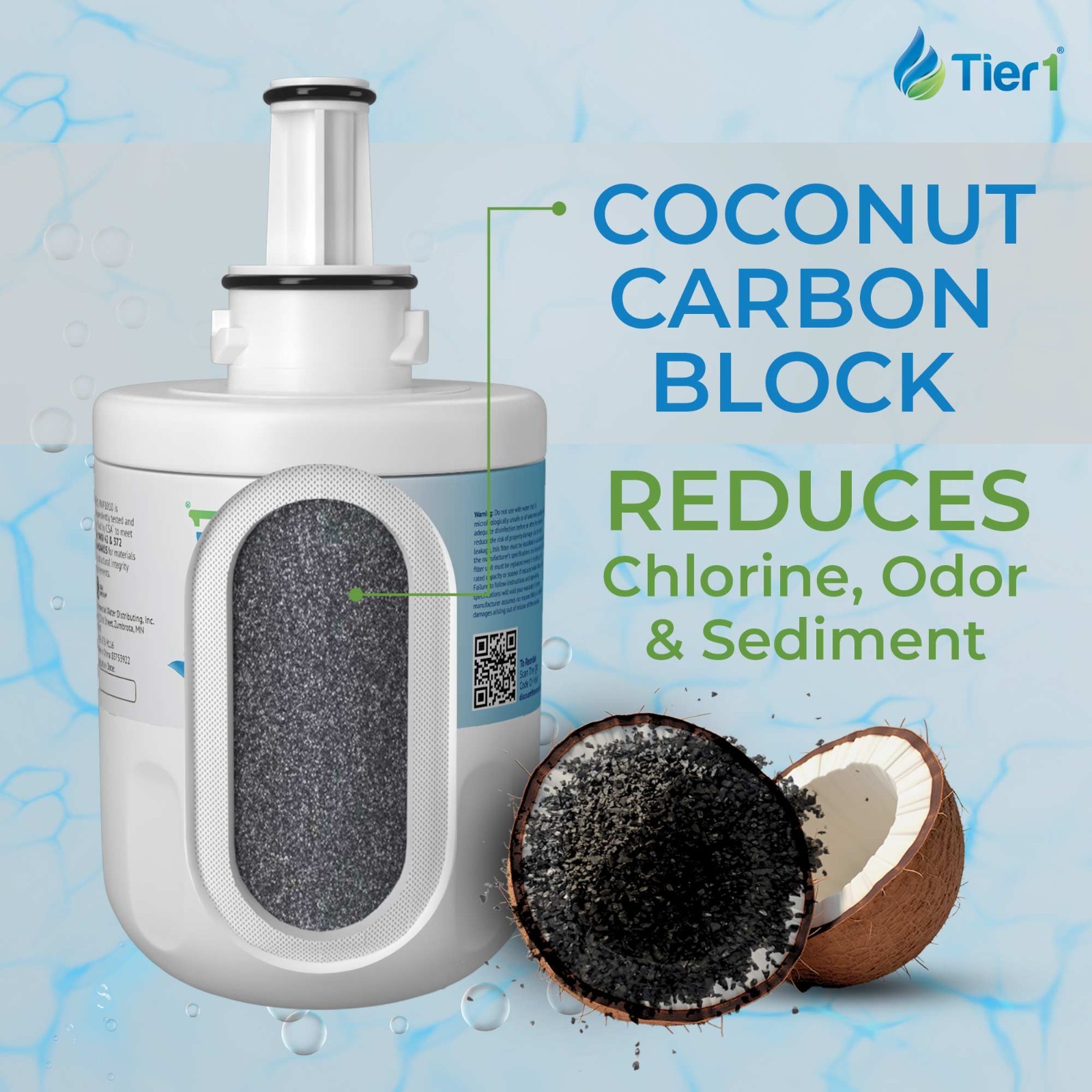 Fits Samsung DA29-00003G HAFCU1 DA29-00003F Comparable Tier1 Water Filter 2 PK