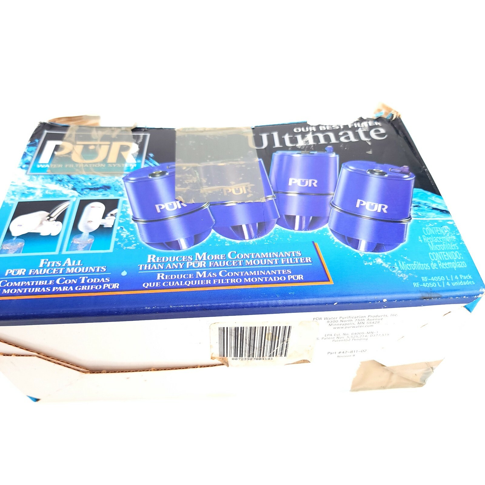 Pur Ultimate Water Filtration System Factory Original Cartridge 4 USA Seller