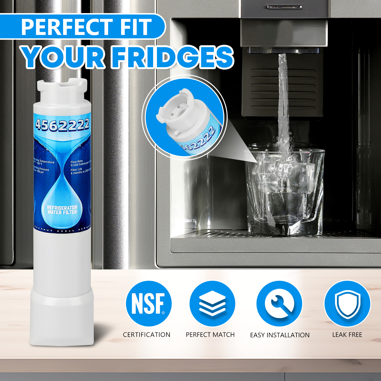 6 PACK Frigidaire EPTWFU01 Pure Source Ultra II Refrigerator Water Filter