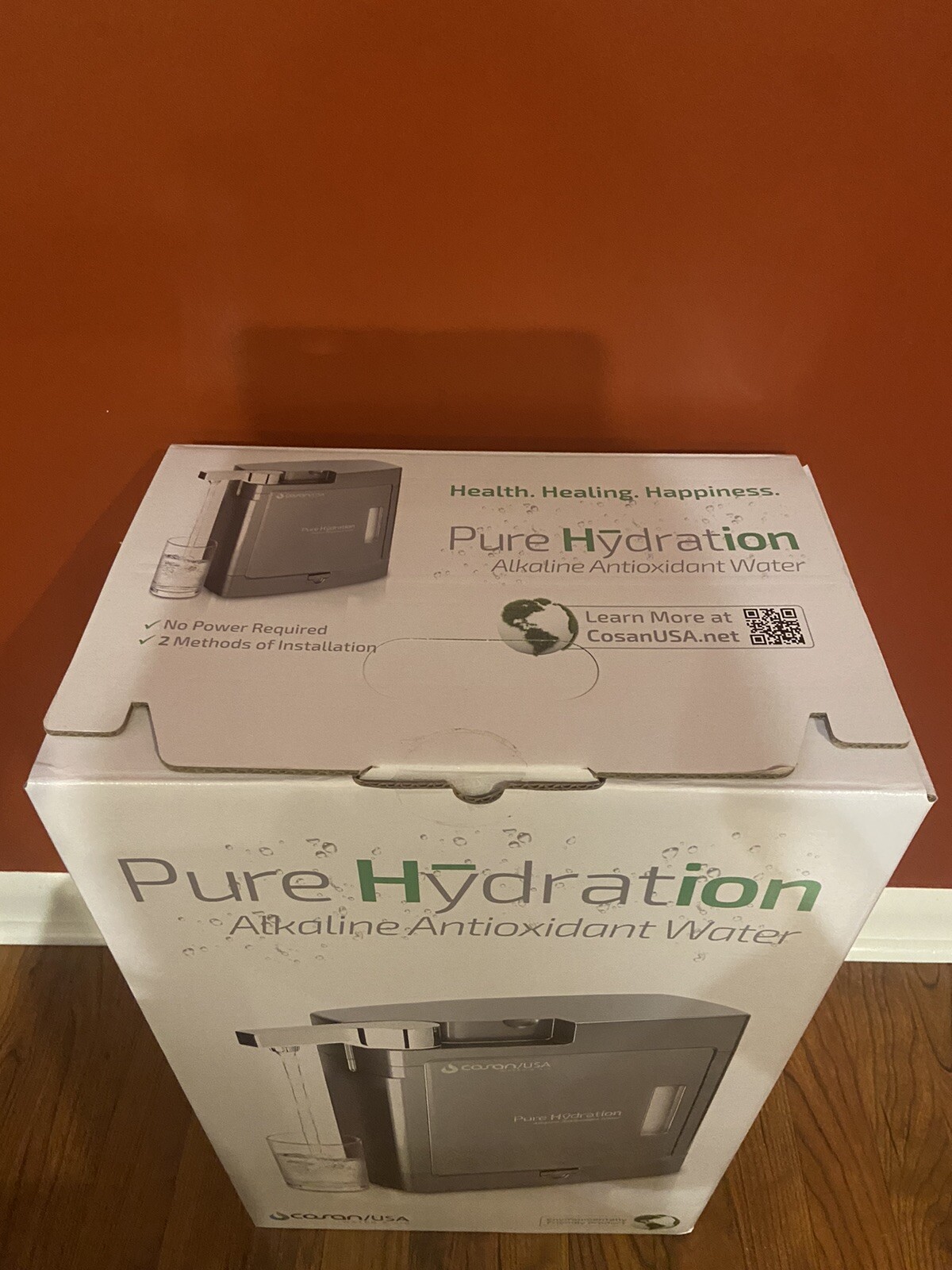 PURE HYDRATION Alkaline Antioxidant Water Advanced Filtration Cosan/￼USA NEW BOX
