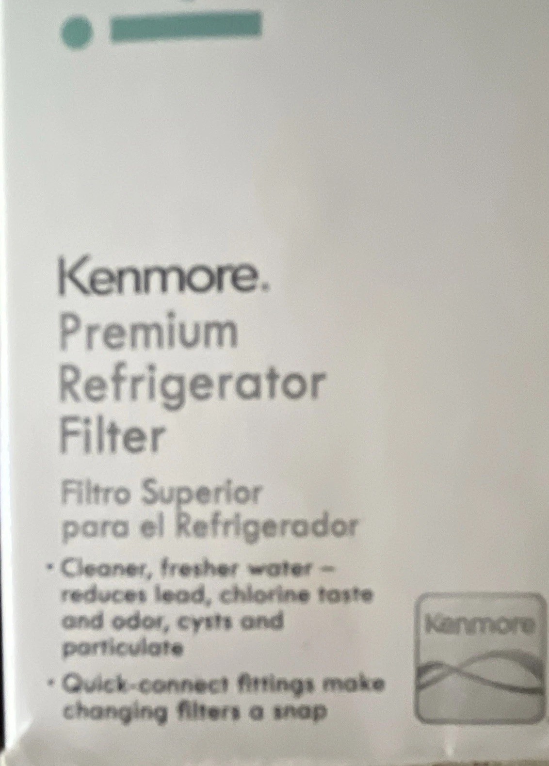 Kenmore 46-9690 Premium Refrigerator Water Filter, Carbon, 200 Gal, White