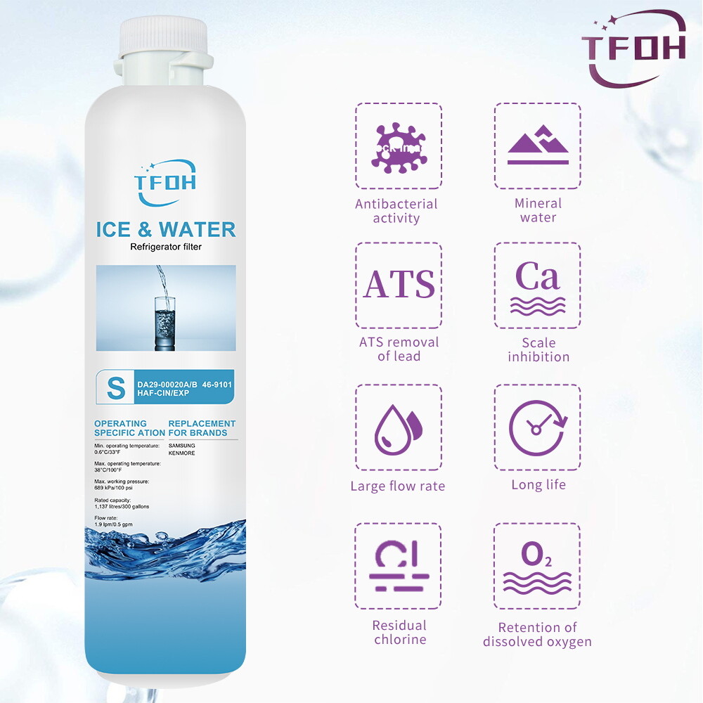 New 2 PACK Genuine Samsung DA29-00020B HAF-CIN/EXP Refrigerator Water Filter US