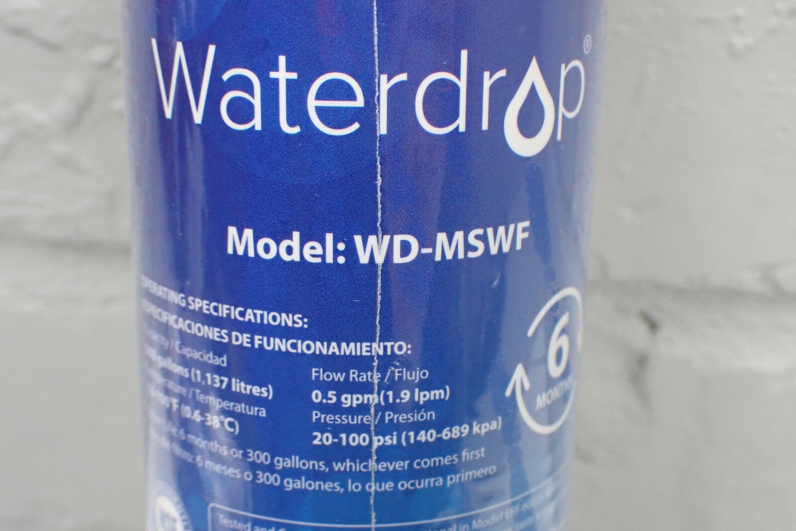 Waterdrop Refrigerator Water Filter Replacement for GE- WD-MSWF