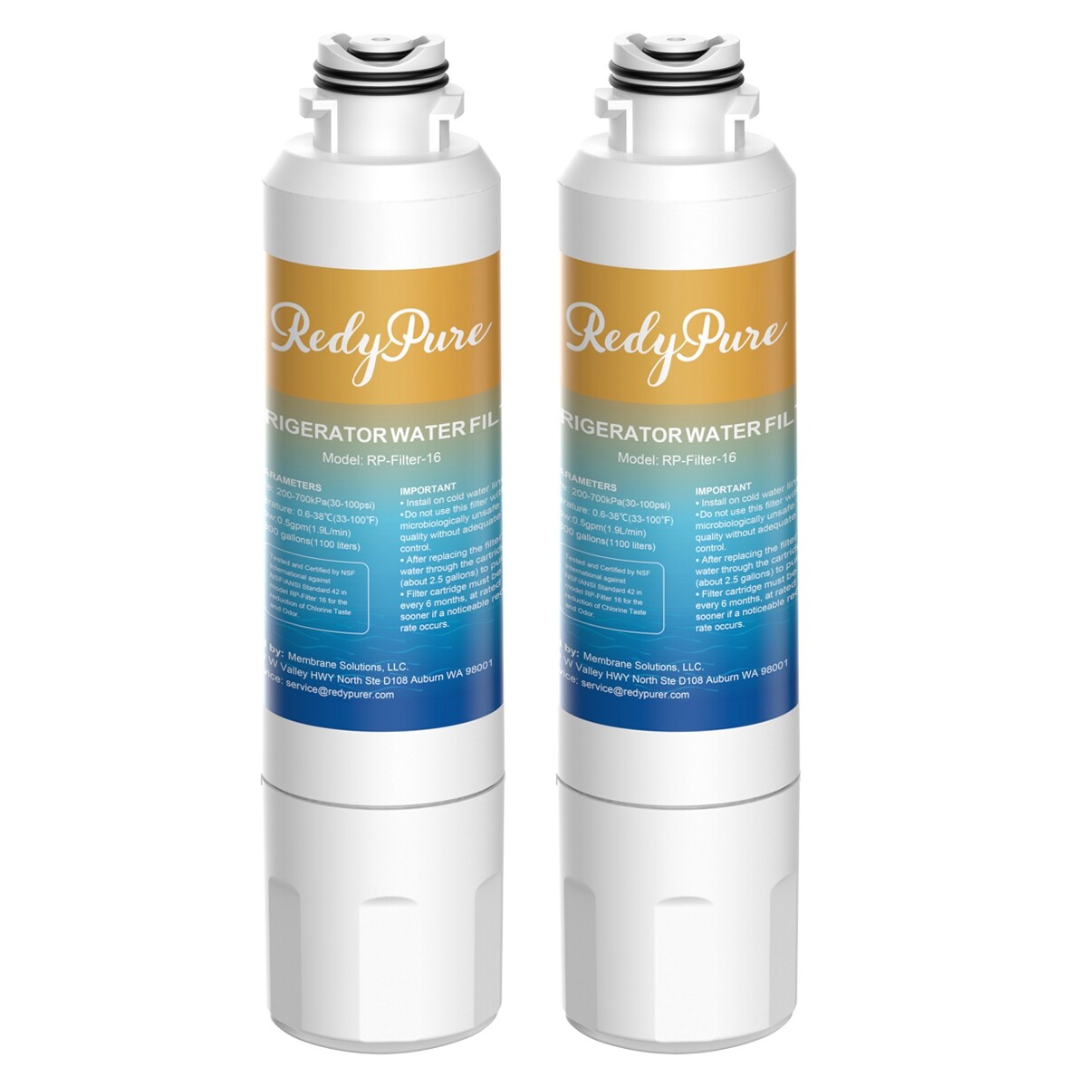 2 Pack Water Filter Replacement For Samsung DA29-00020B HAF-CIN-EXP HAF-CIN-XME