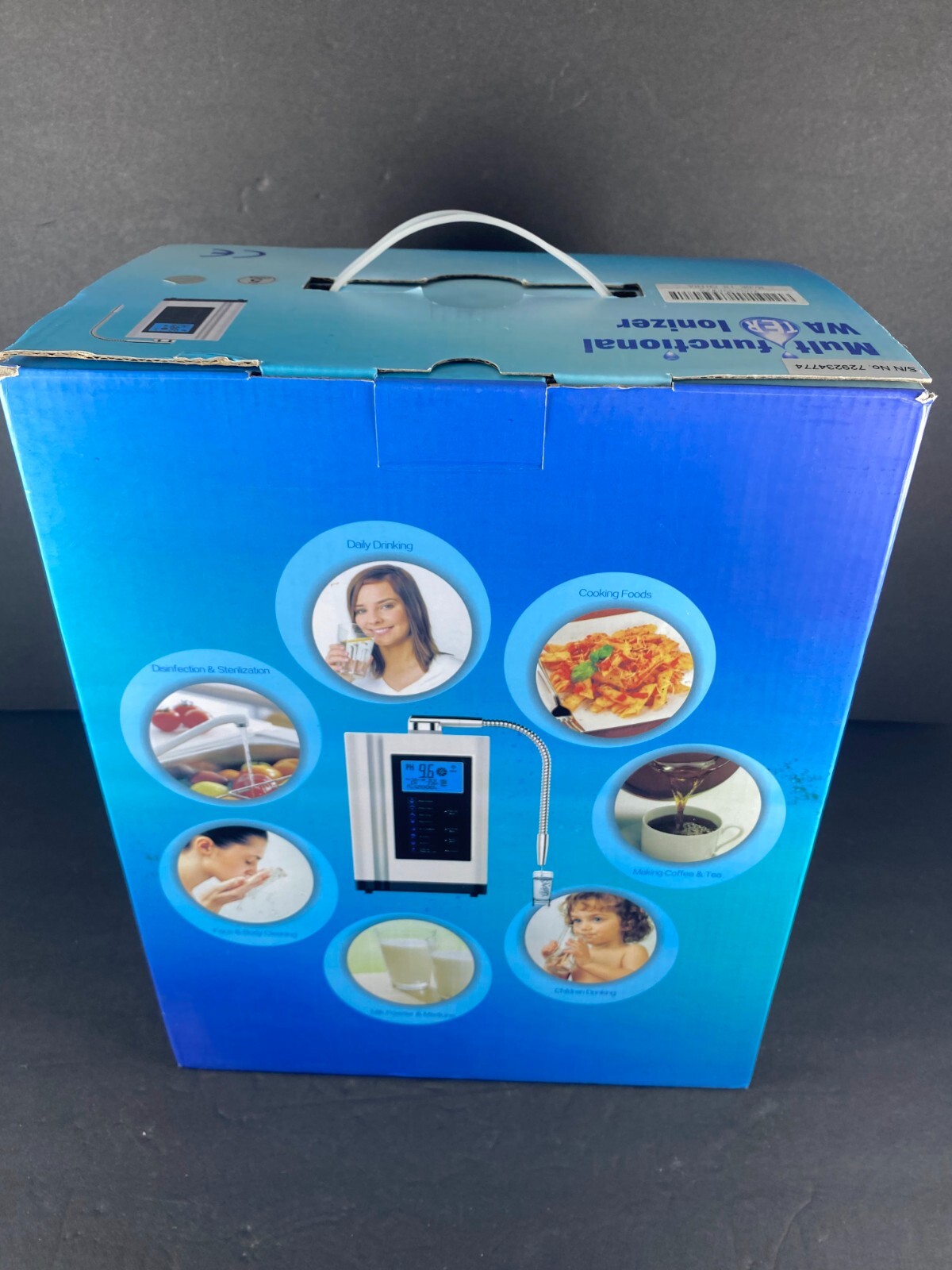 Alkaline Water Ionizer Machine Hydrogen Water Purifier pH4-10.5 Water Filter