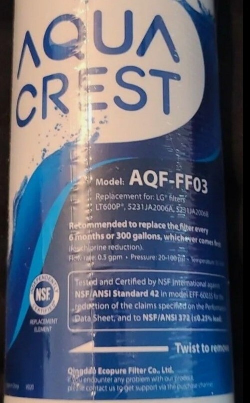 AQUA CREST 5231JA2006A Replacement for LG LT600P, KENMORE 9990, 5231JA2006B,