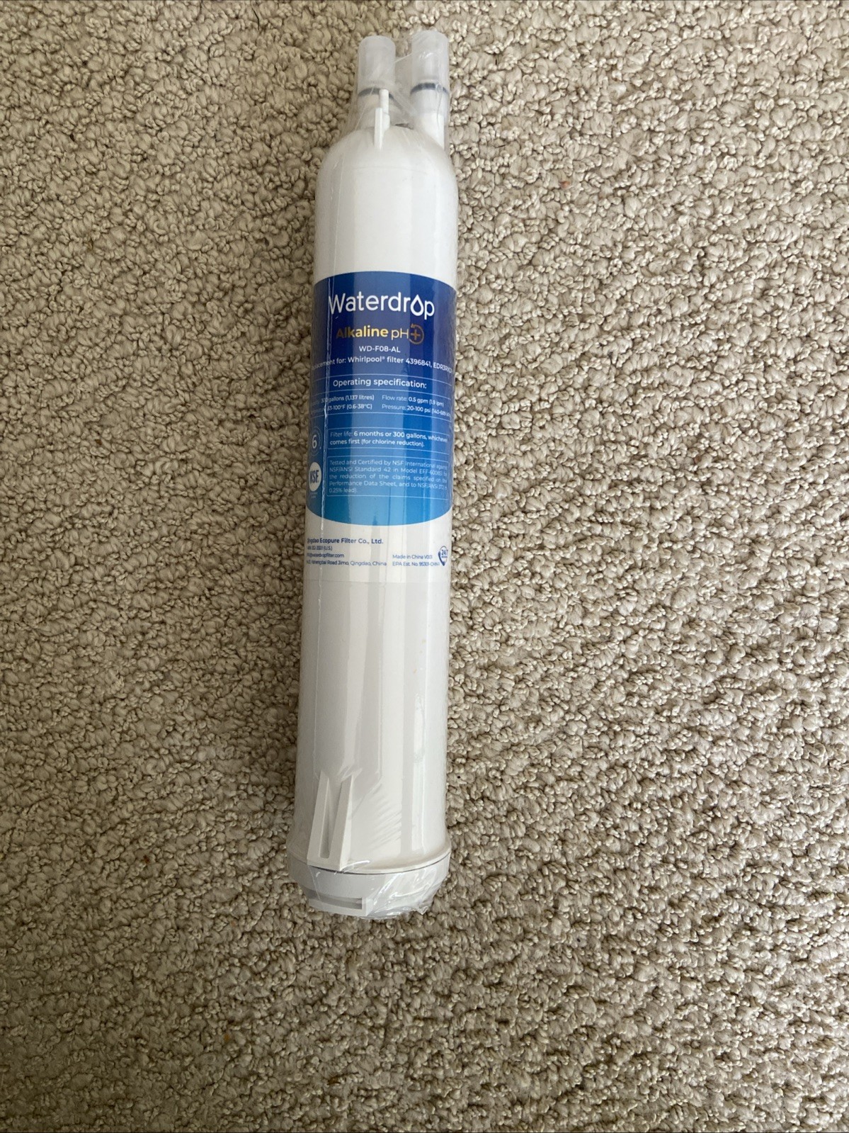 Waterdrop Alkaline pH+ WD-F08-AL Filter New